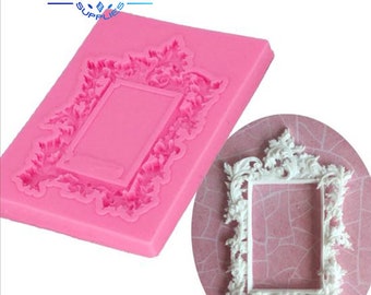 1Pcs DIY Vine Shape Frame 3D Silicone Mold Craft Mold Fondant Cake Decorating Tools Chocolate Candy Gumpaste Molds