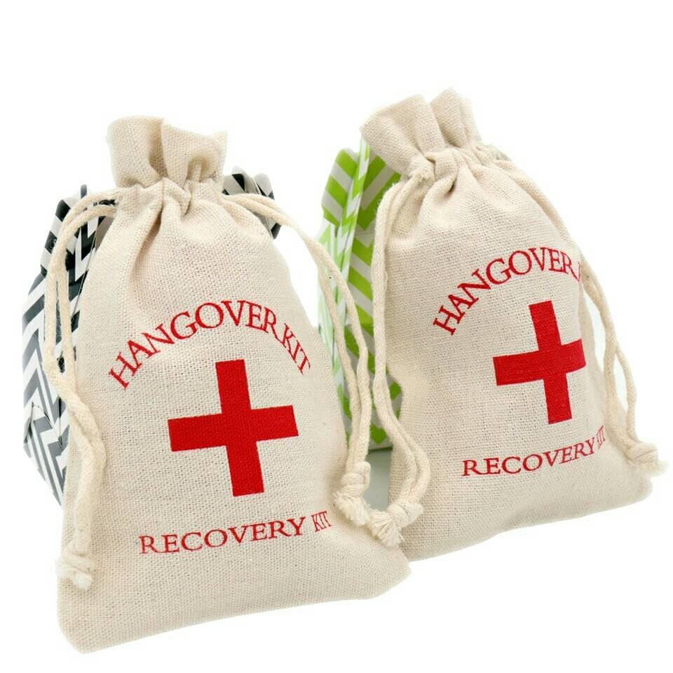 Hangover Kit Supplies, Hangover Survival Recovery Kit, Bachelor