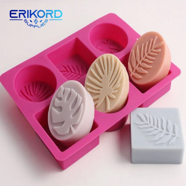 6 Cavity Honey Bee Silicone Soap Mold, Soap Making, Honey Comb, DIY Project  Molds, Handmade Soap, Pink Colour, Rectangular Mold, Food Safe 