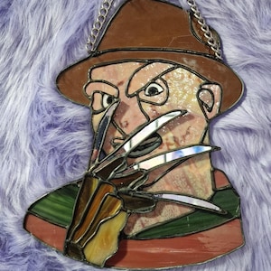 Freddy Krueger Stained Glass