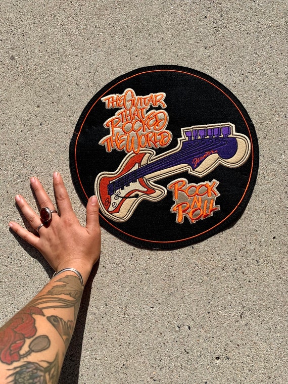 RARE Vintage Embroidered Fender Back Patch[sale] Gem