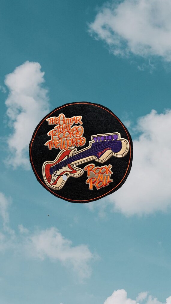 RARE Vintage Embroidered Fender Back Patch[sale] Gem