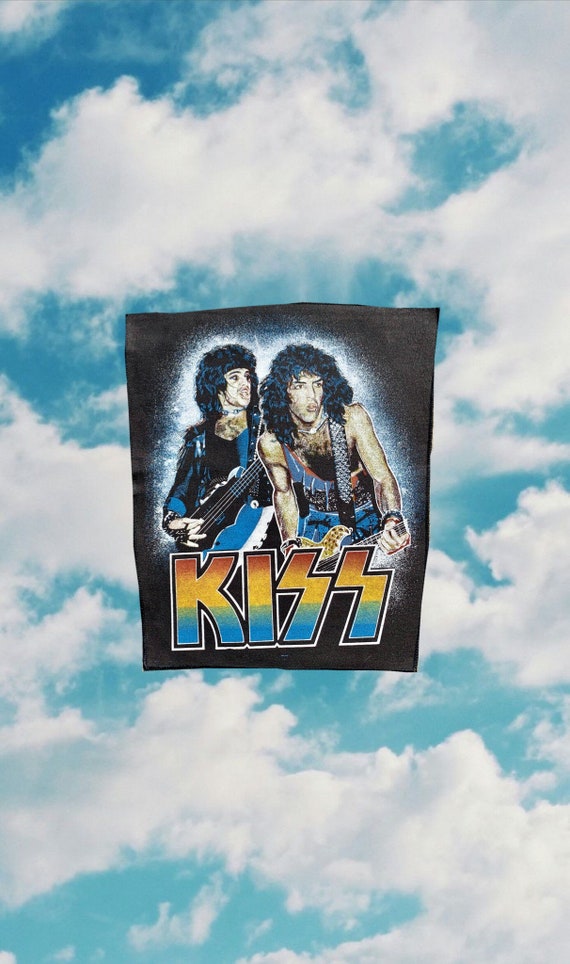 RARE Vintage Kiss Huge Back patch 1980’s[sale]