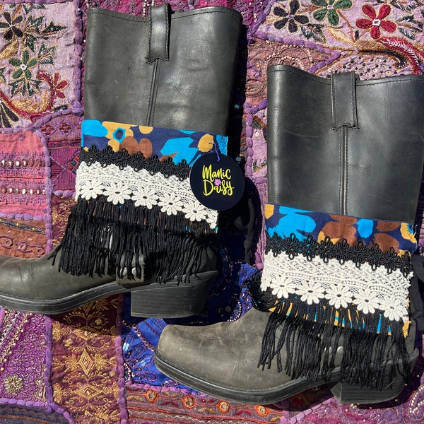 Fringe Boot Covers Etsy