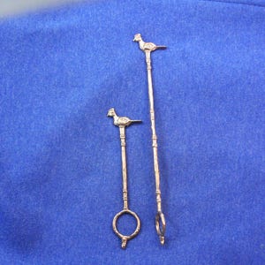 1st to 4th C. Bronze Roman Finger Distaffs
