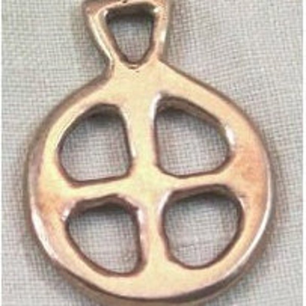 Direction Wheel/Oden Eye Pendants - Bronze