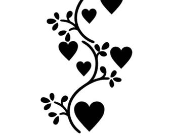 vine stencil etsy