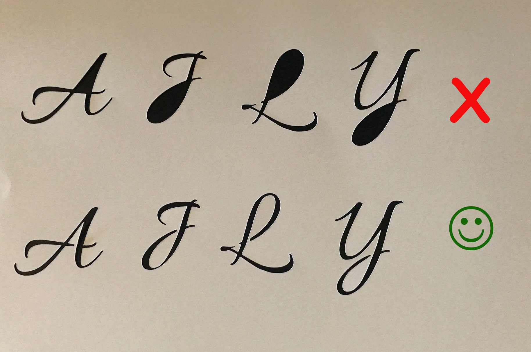 Lowercase Script Classic Classic Script Style Letter Vector Stencil Complete Alphabet Upper ...