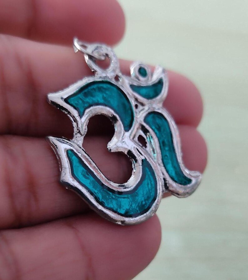 Primoridal Symbol Examples Aum Om Hindu Religious Symbol Primordial Sound Pendent for Inner Peace ...