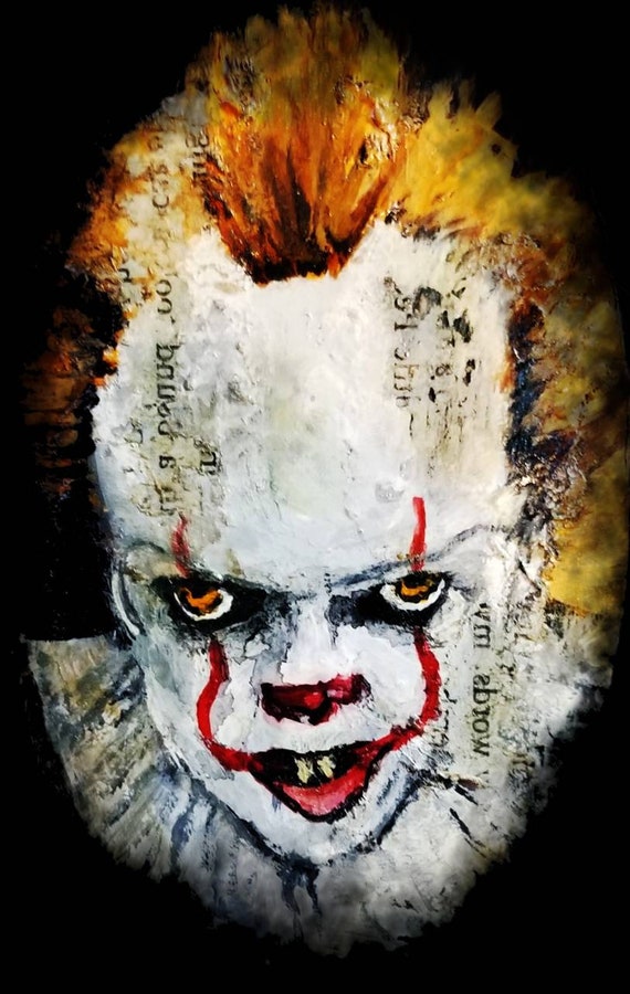 Pennywise It Horror Movie Clock Horror Collection Wall Art Creepy Clowns