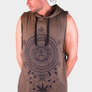 Sacred Geometry Shirt | Sacred Geometry Tank Top | Cut off Shirt | Muscle Tank | Tank Top | Hoodie Tank Top | Mandala Shirt