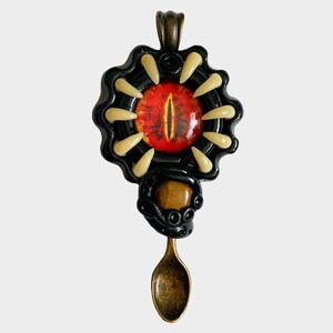 Mini Spoon Pendant with Tiger’s Eye | Spoon Pendant | Spoon Necklace | Mini Spoon | Heady Spoon | Tiny Spoon Pendant | Mini Spoon Necklace