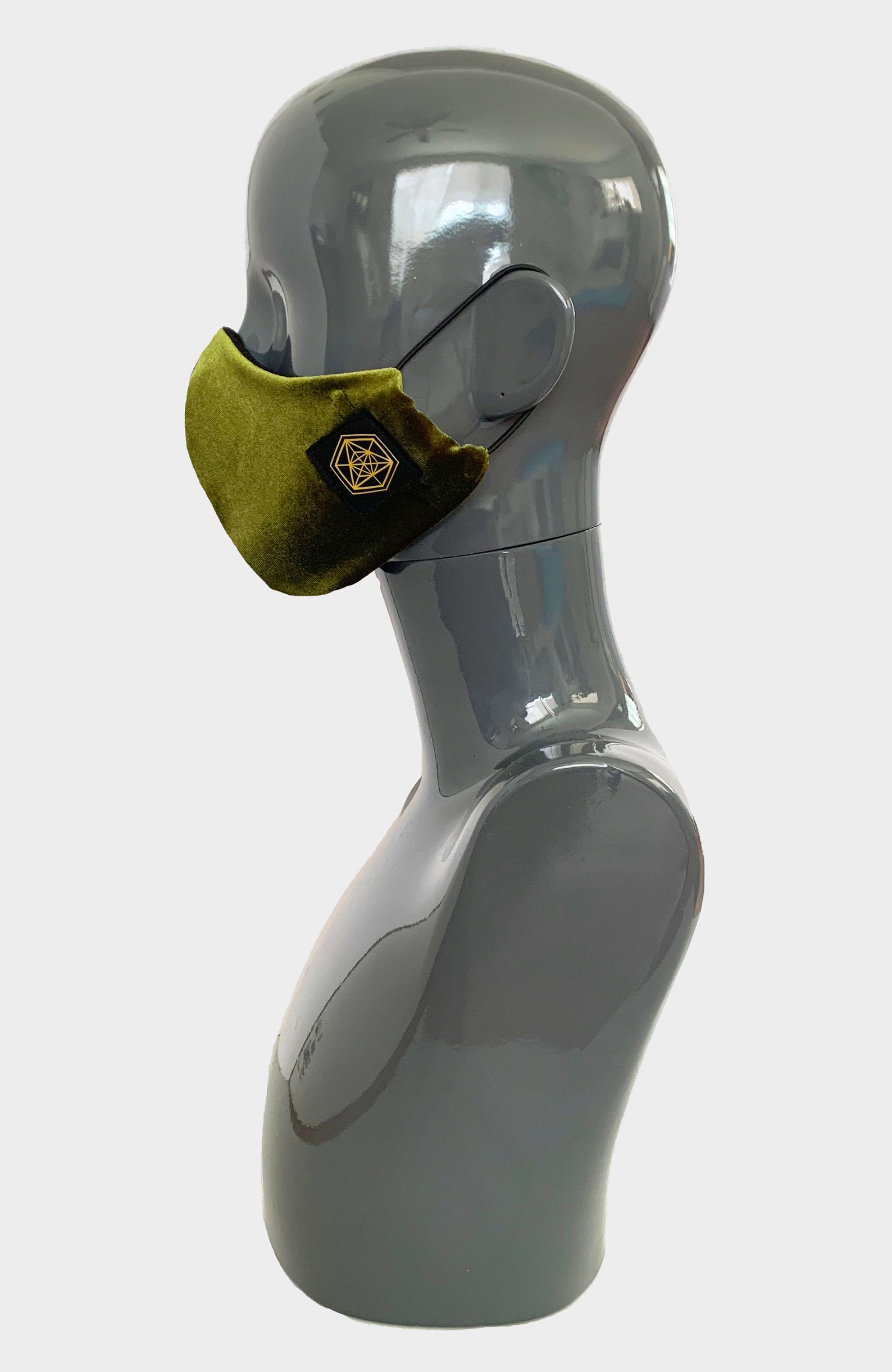 Green Face Mask Adjustable Face Mask Face Mask Velvet Etsy