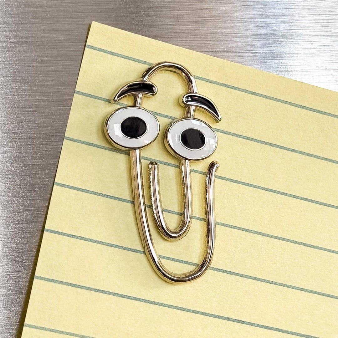 Computer Paperclip Assistant Paperclip Assistant Magnet - Etsy