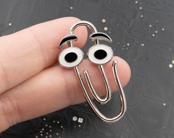 Paperclip Assistant Enamel Pin