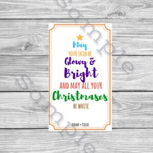 Rodan und Fields Weihnachtsgeschenkanhänger / Holiday Tag / Rodan + Fields / Visitenkartenvorlage / Sofort-Download / Print at home Vorlage