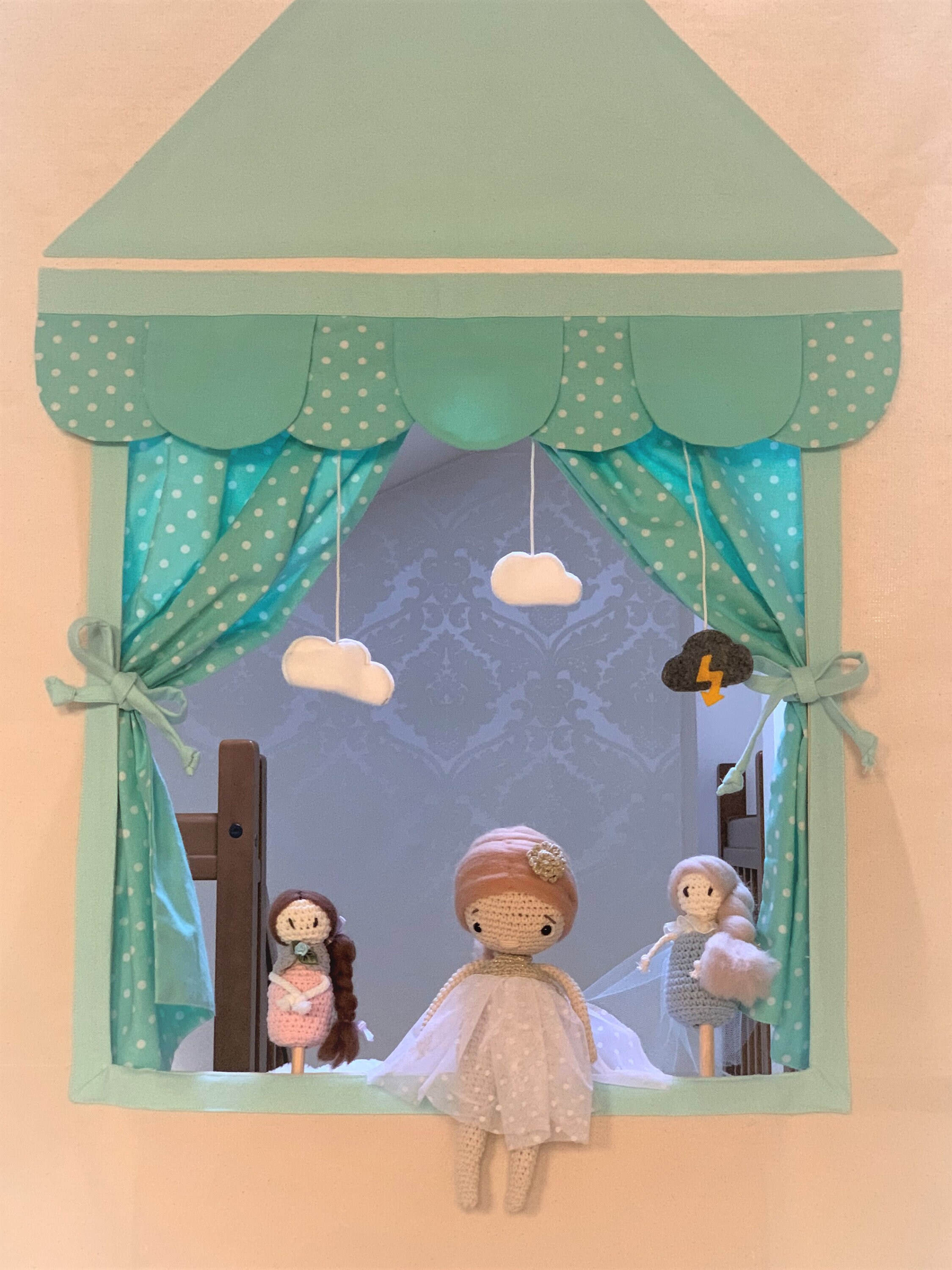 Puppet theater doorway theater Etsy