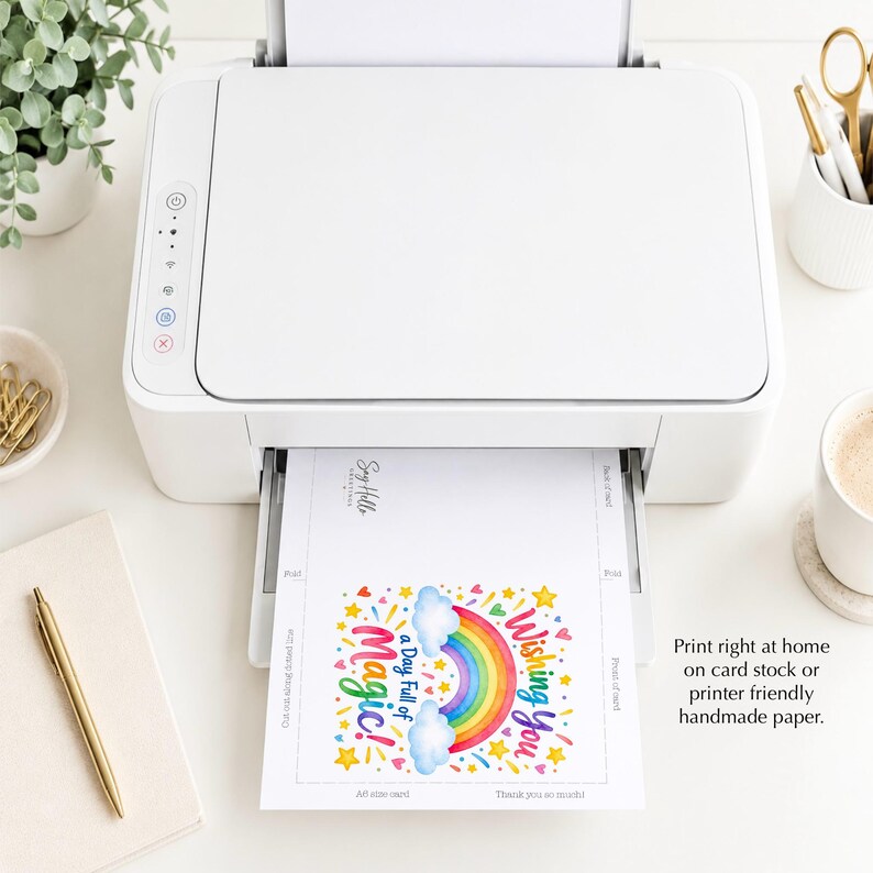 Unicorn Kids Birthday Card With Envelope Template & 10+ Message ...