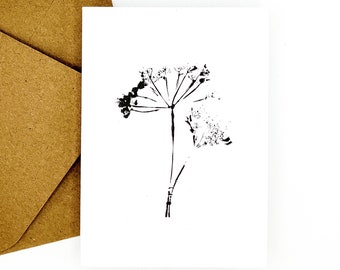 8 dandelion stationery note cards with envelopes, make a wish, eco friendly, 100% recycled boxed