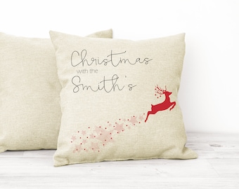 Family name pillow | Etsy Custom Personalized Pillow Family Name