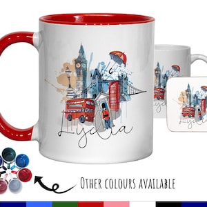 Personalised London City Coffee Mug MGZ313