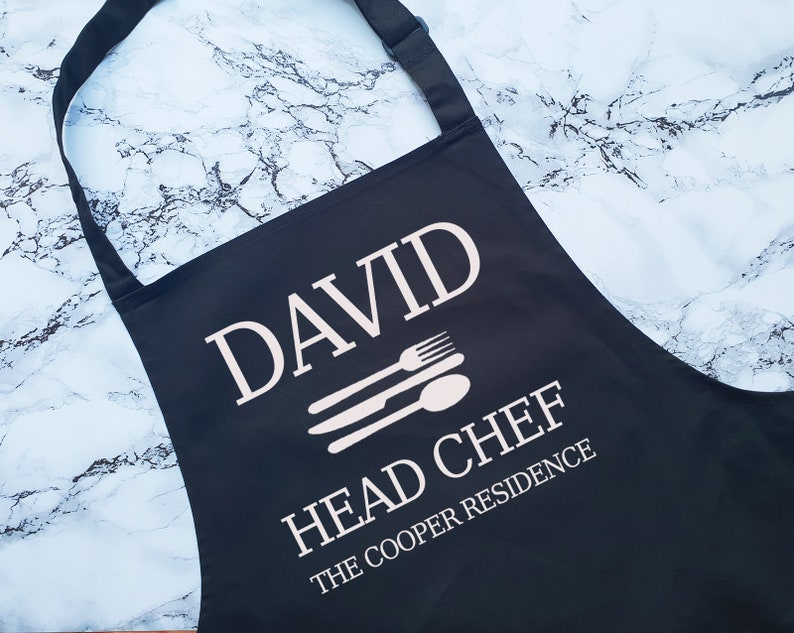 Personalised apron for dad//Chef Dad//BBQ apron for daddy//Dad Birthday gift//Dad gift//Fathers Day gift//Gift for him