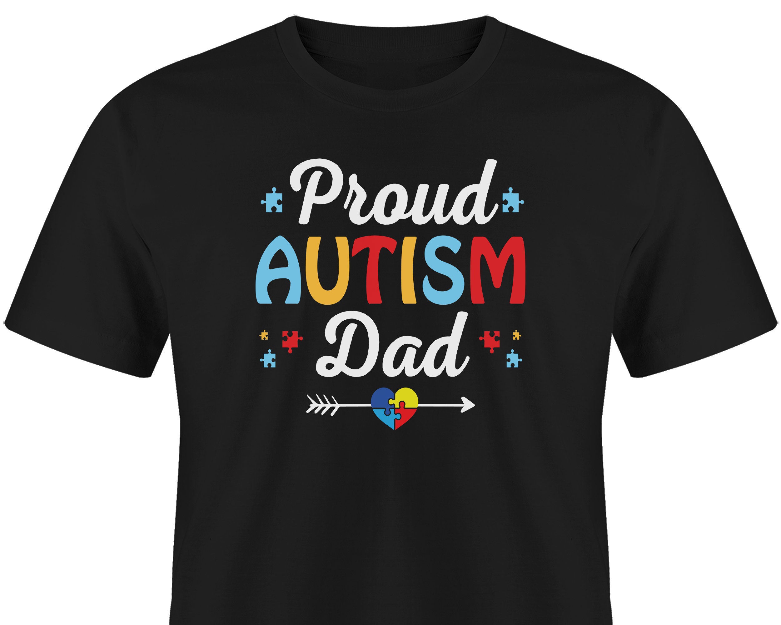 Autism dad t shirt Clearance