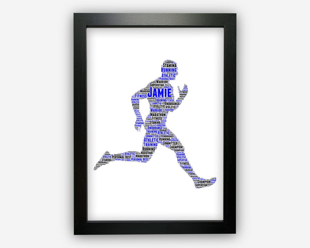 Personalised Running Gift Triathlon Marathon Training Gifts for Man Runner Gifts for Men Gifts