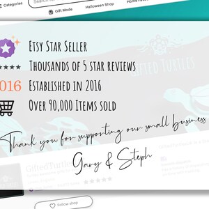 a screen shot of a website for a star seller
