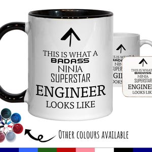 This Is What A Badass Engineer Looks Like 11oz Coffee Mug Tea Gift Idea For Electrical Mechanical Robotics Engineering Graduate MG0625