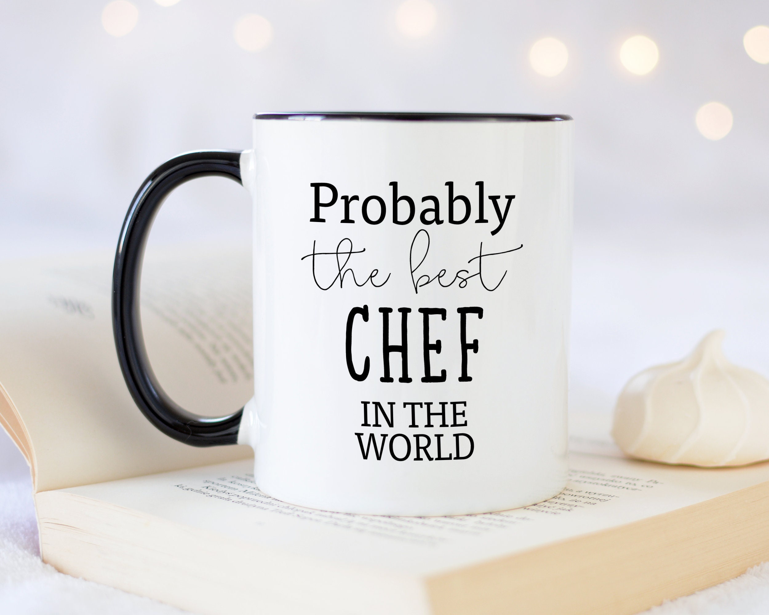Probably the Best Chef in the World 11oz Coffee Mug Tea Gift Idea for  Restaurant Kitchen Staff Worker Cooking Cook Sous Head Chef MG0423 -   Israel