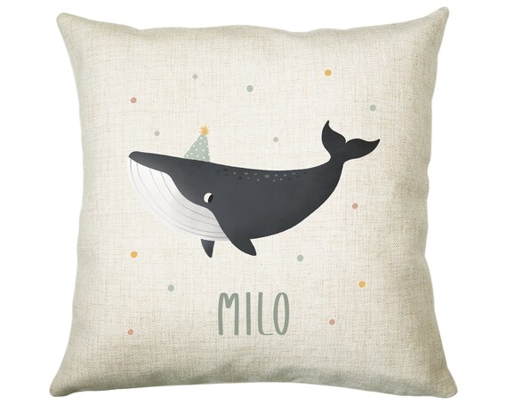 whale cushion