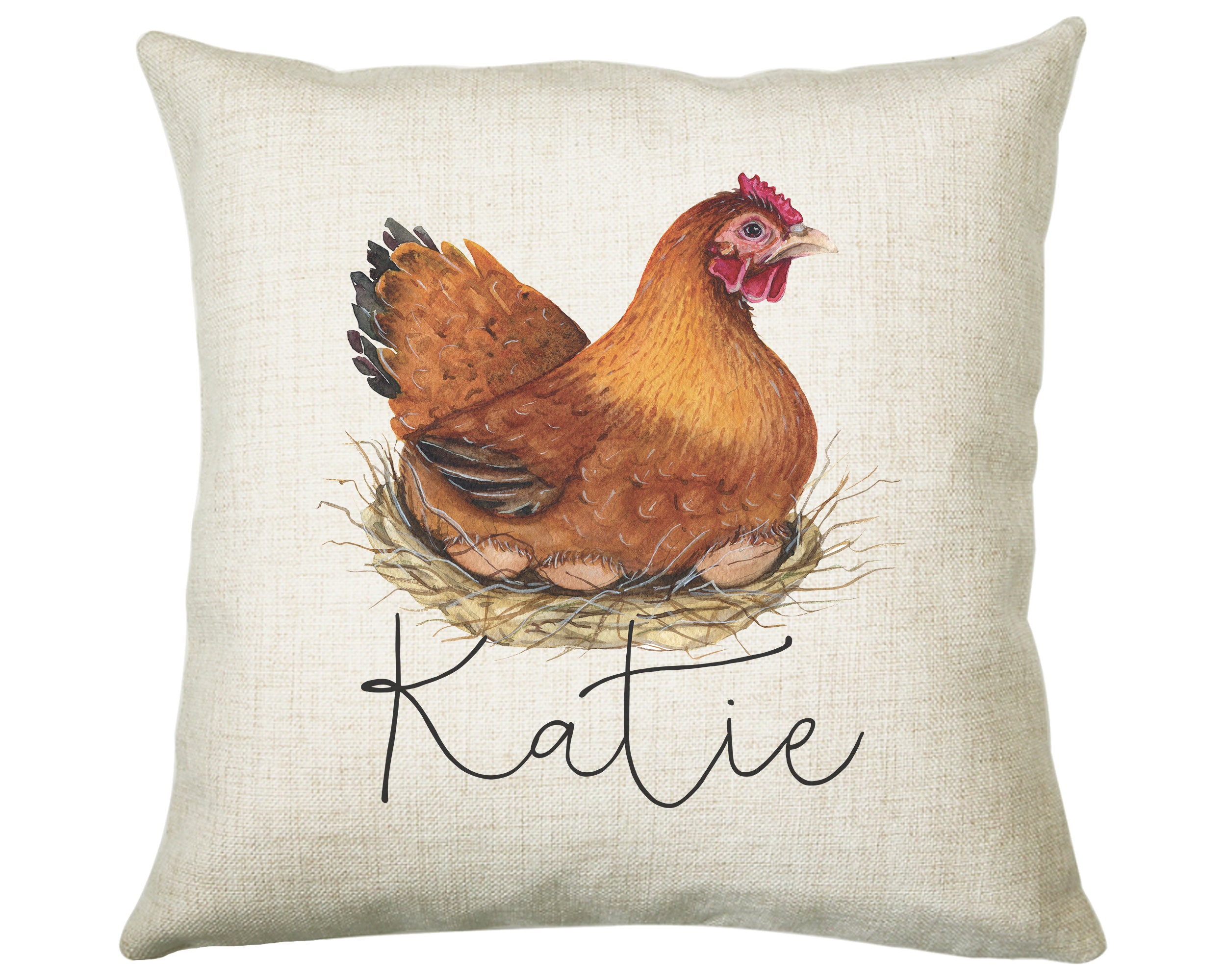 Chicken Cushion Etsy UK