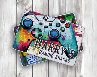 Gaming Snack Treat Tin - Personalised Gift for Gamers TIN003