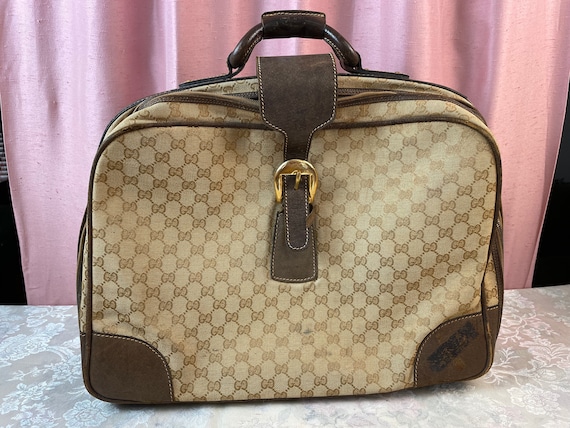 AUTHENTICATED Gucci Luggage Bag, 1950s, 1960s, Vintage Gucci, Rare Designer  Bag, Case, Purse, Briefcase, Luxury Bags, Travel, House of Gucci -   Sweden