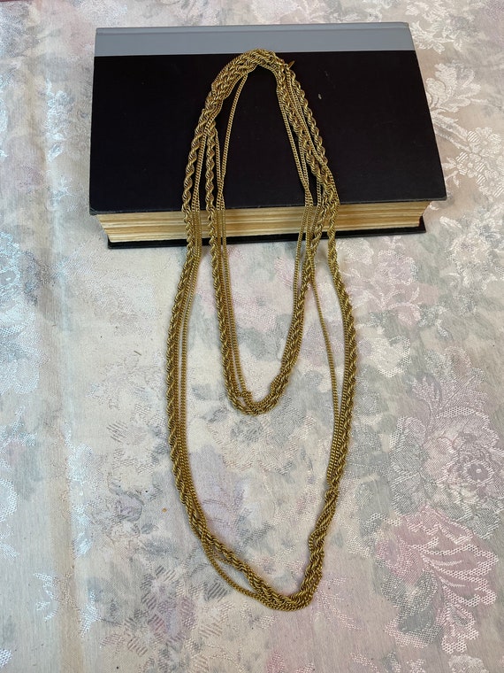 Gold rope chain costume jewelry new arrivals
