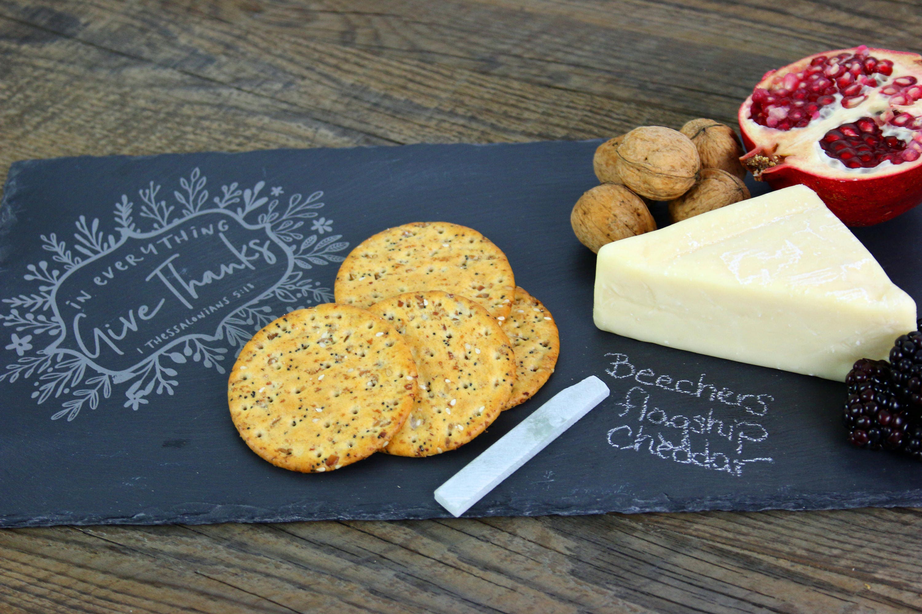 Personalised Perfectly Aged Slate Cheeseboard