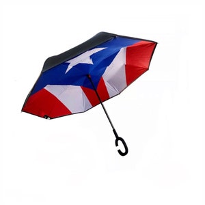 Puerto Rico flag umbrella
