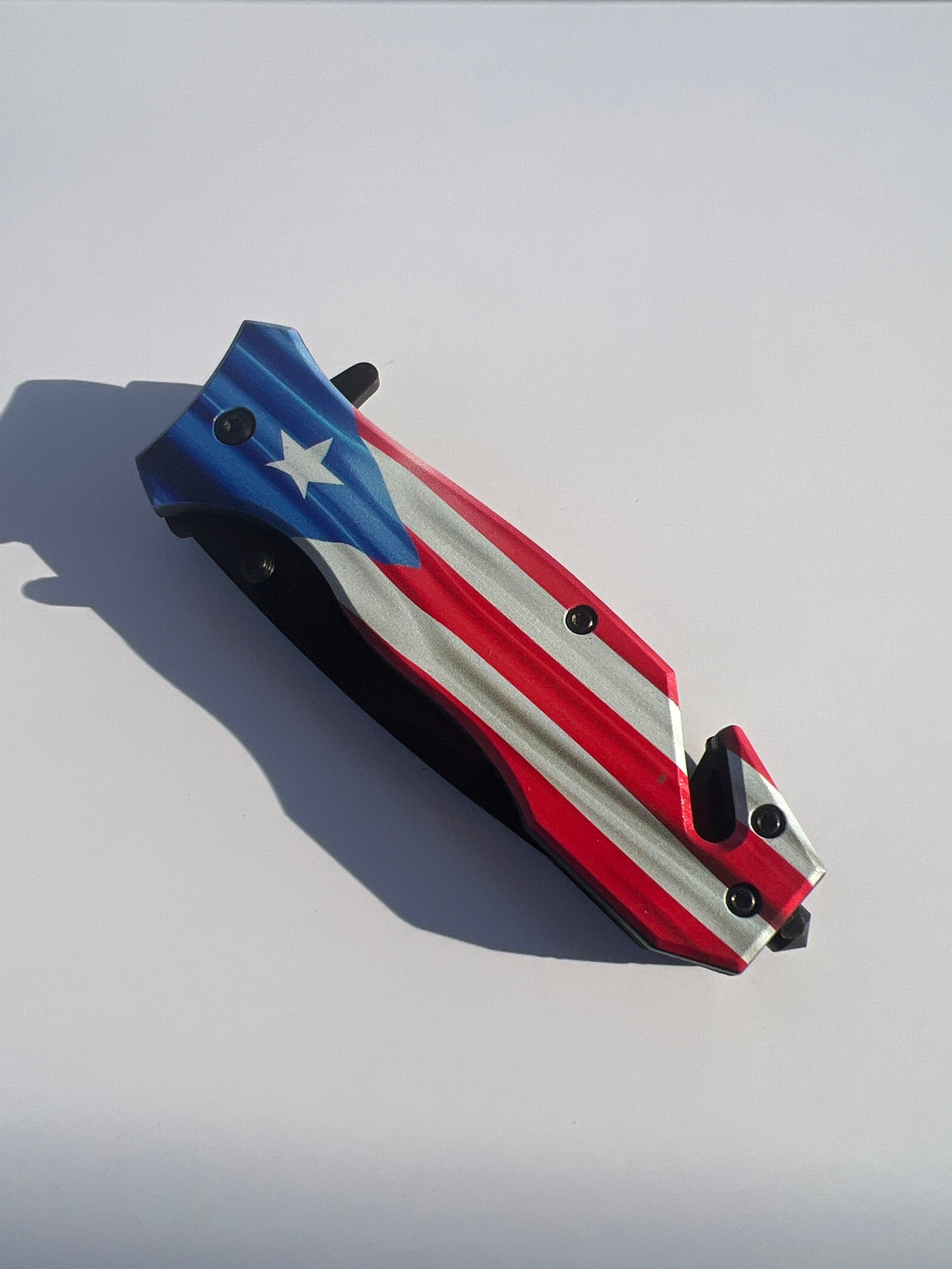Utility Knife Puerto Rico Flag Etsy