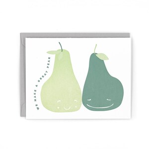 Cartão tipográfico Great Pear