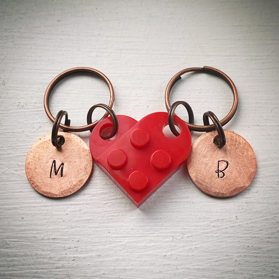 Llavero corazón puzzle para parejas personalizado - Conmimo