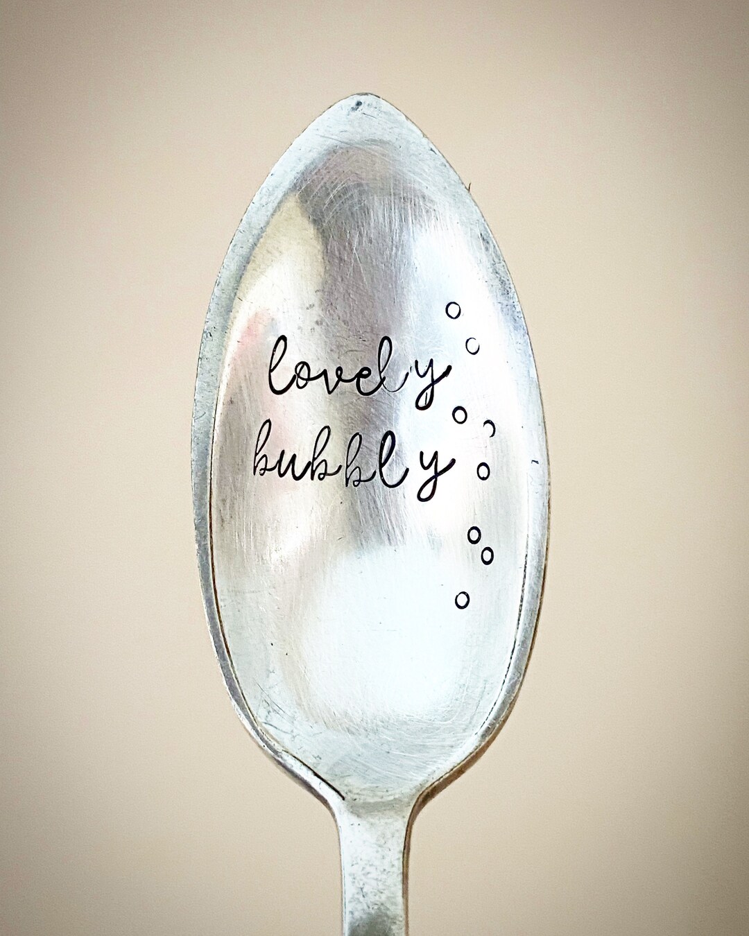 Spoon Bumpy LOVELY BUBBLY Spoon, Funny Unique Hand Stamped Vintage Antique Spoon ...