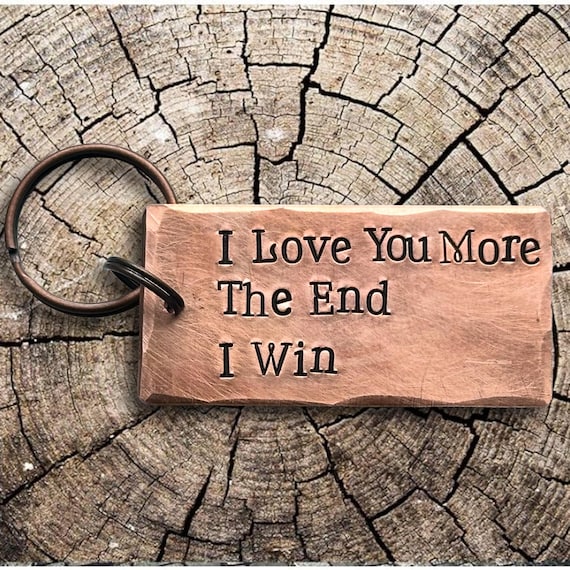 Bronze Wedding Anniversary Keyring19th