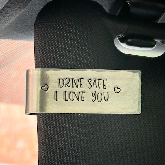 Drive Safe I Love You Visor Clip, Drive Safe - Personalized Custom Car Visor Clip, Custom Photo Car Visor Clip, Valentines Day Gifts For Wife Husband, Anniversary Birthday Gifts For Couples - View #9