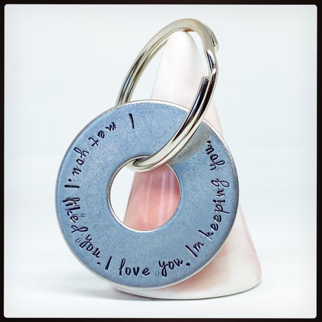 I Love You More. the End. I Win. Hand Stamped Traditional Wedding Anniversary Gift Gift for Her ...