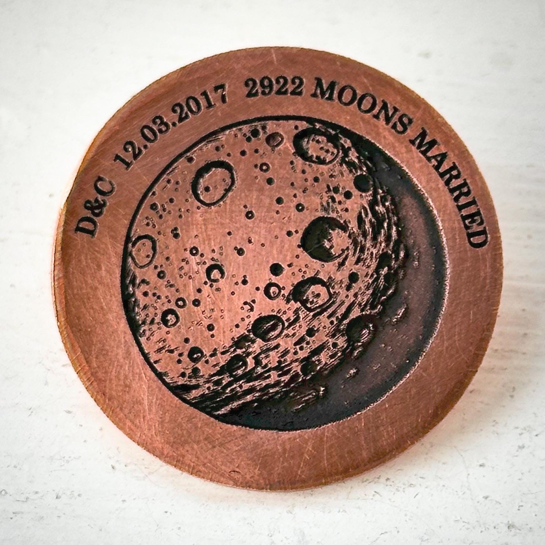 Engraved Bronze Pocket Token