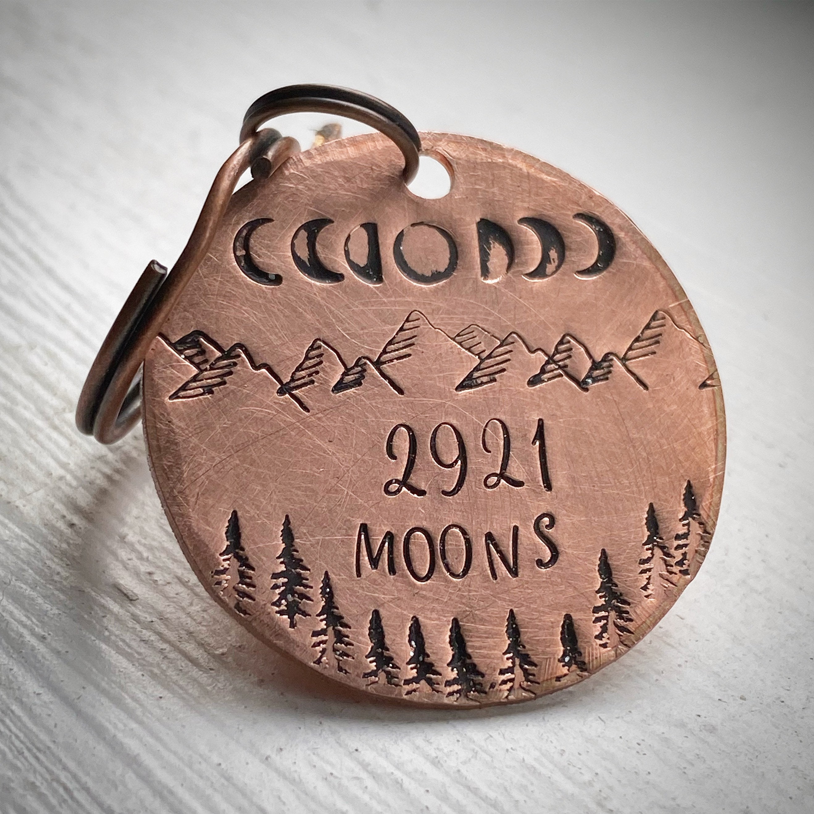 20 Year Anniversary Key Ring - Etsy