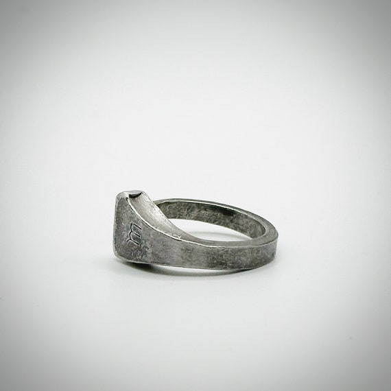 Anello Ferro Di Cavallo In Acciaio Inox, Grigio, Stile Retrò, Unisex, Portafortuna - Foto 2