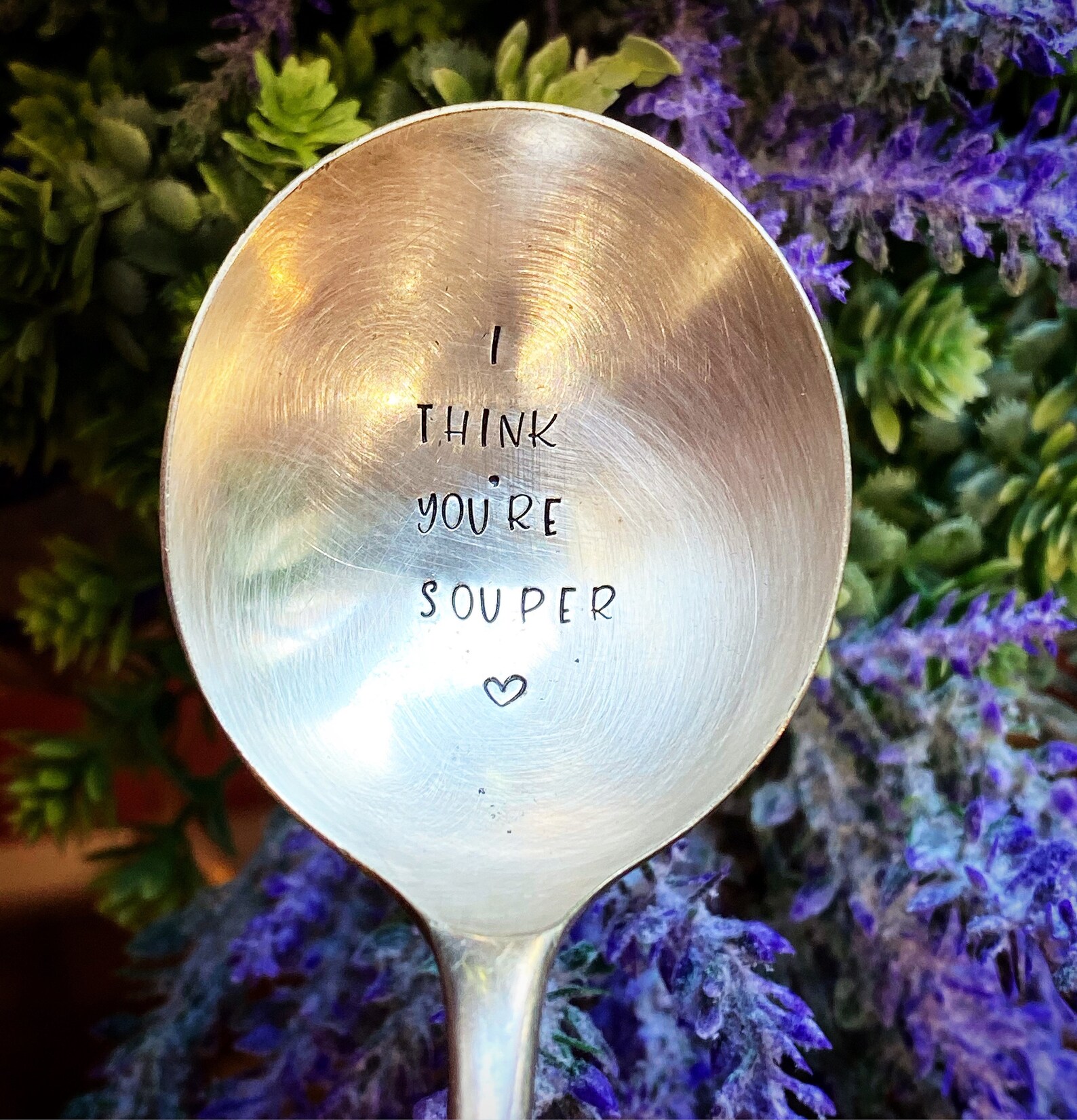 I Think Youre SOUPER. Vintage Large Soup Serving Spoon Hand Etsy