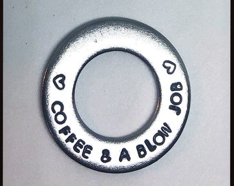 Coffee & A Blow Job token. Sexy Gifts, Gifts for boyfriend, Husband, Sex Token, Funny Valentines Day, Rude Birthday Gift, Adult Toys